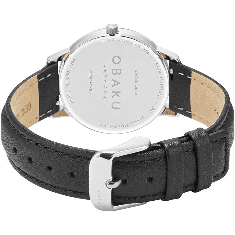 Obaku Salvie Lille Clear White 34mm Watch - V270LDAWRB
