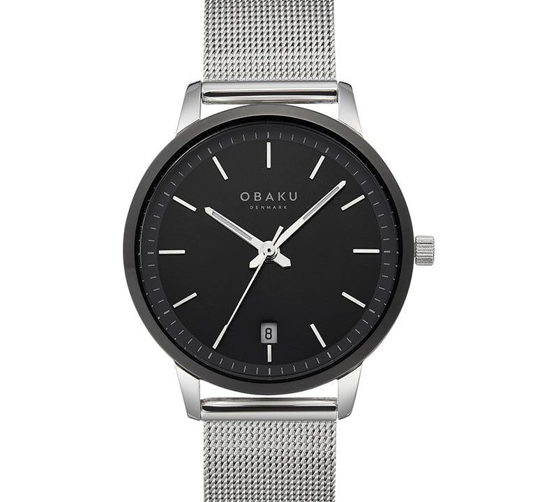 Obaku Salvie Lille Monochrome Black 34mm Watch - V270LDABMC