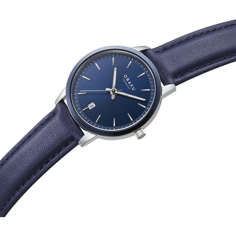 Obaku Salvie Lille Saxe Steel 34mm Watch - V270LDHLRL