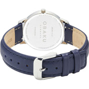 Obaku Salvie Lille Saxe Steel 34mm Watch - V270LDHLRL