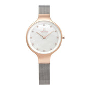 Obaku Sky Rose Bi White 32mm Watch - V173LXVWMC