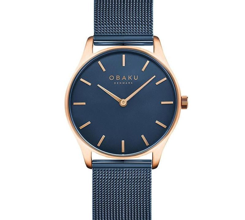 Obaku Tang Lille Ocean Blue 35mm Watch - V260LXVLML