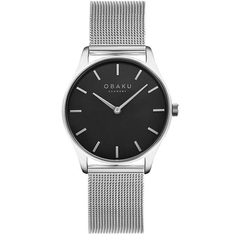 Obaku Tang Lille Onyx Black 35mm Watch - V260LXCBMC