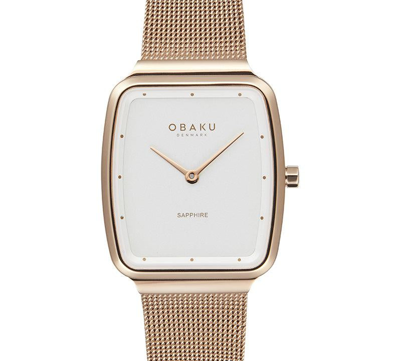 Obaku Tern Lille Rose Gold 27mm Watch - V267LXVIMV