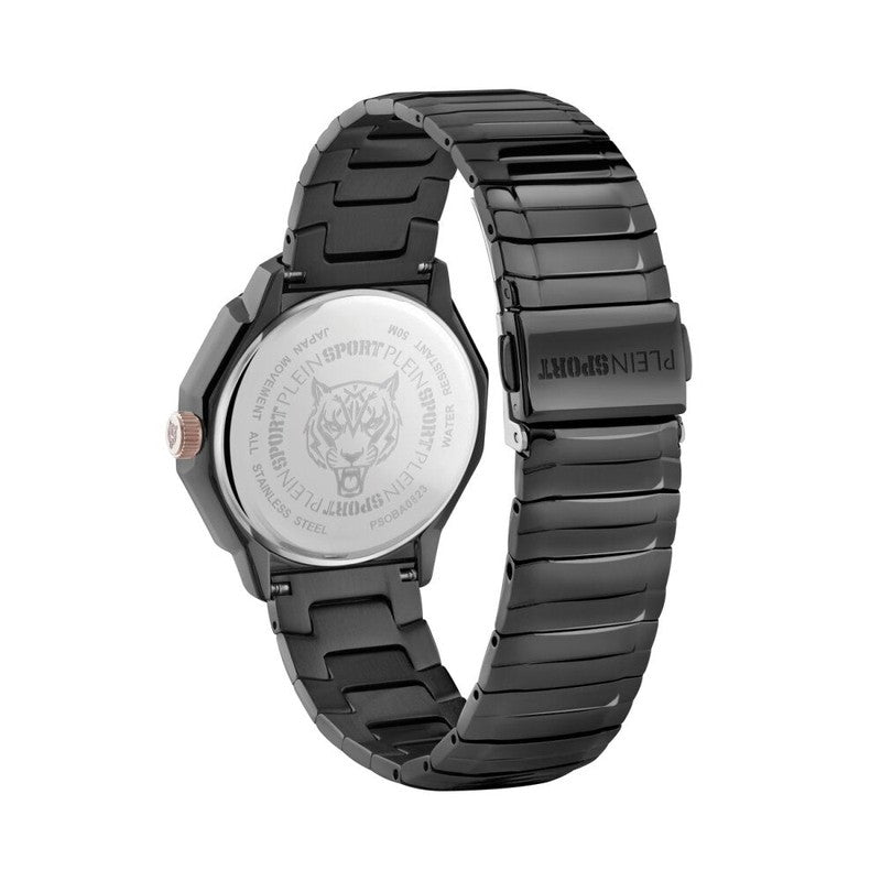 Plein Sport Dynasty Black Analog Watch 37mm