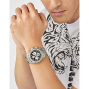 Plein Sport Hurricane Silver Chronograph Watch 44mm