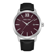 Police Gents Bedum Black Dial 3 Hands, Date Watch