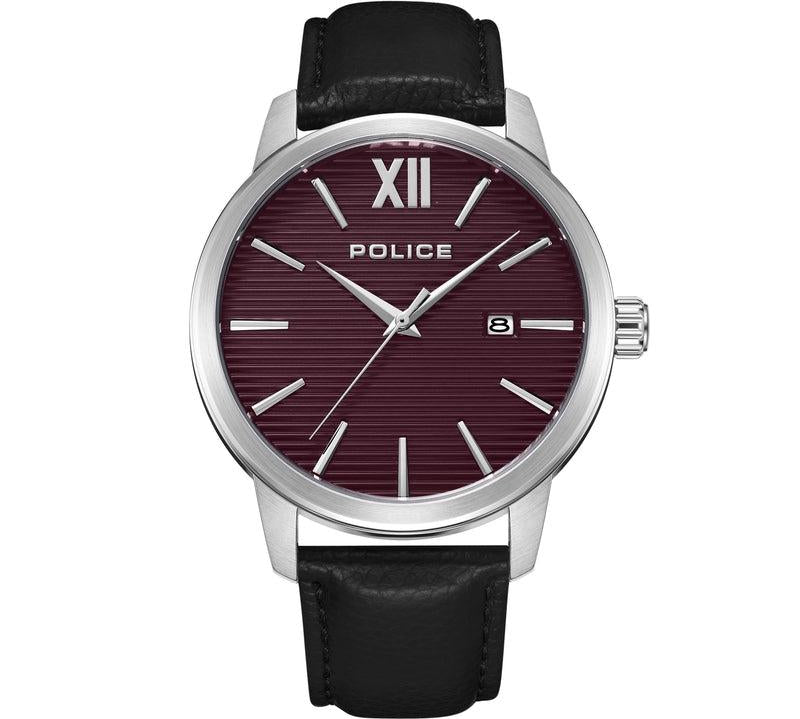 Police Gents Bedum Black Dial 3 Hands, Date Watch