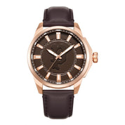 Police Gents Kaweka Brown Dial 3 Hands Watch