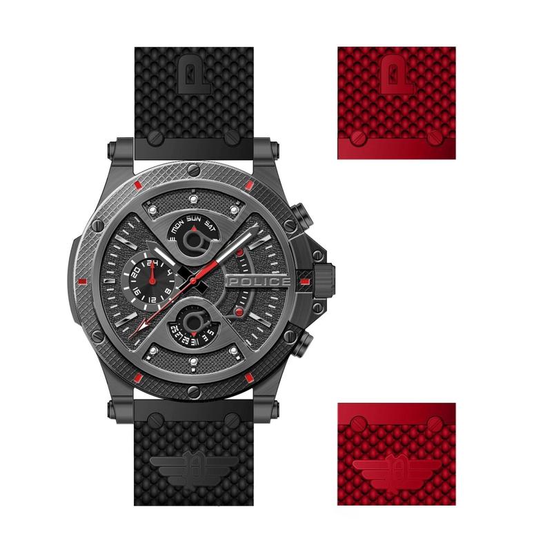 Police Surigao Black Dial Men's Watch