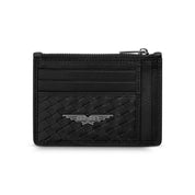 Police Weave Black Card Holder