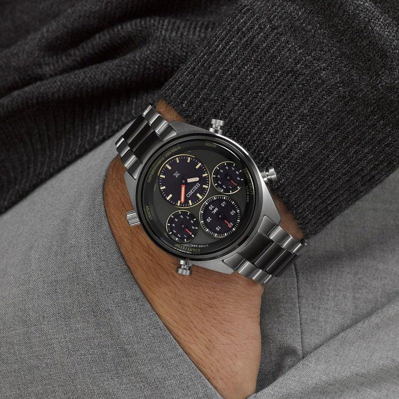 Prospex Khaki Stripe One Hundredth of a Second Speed timer Solar Chronograph