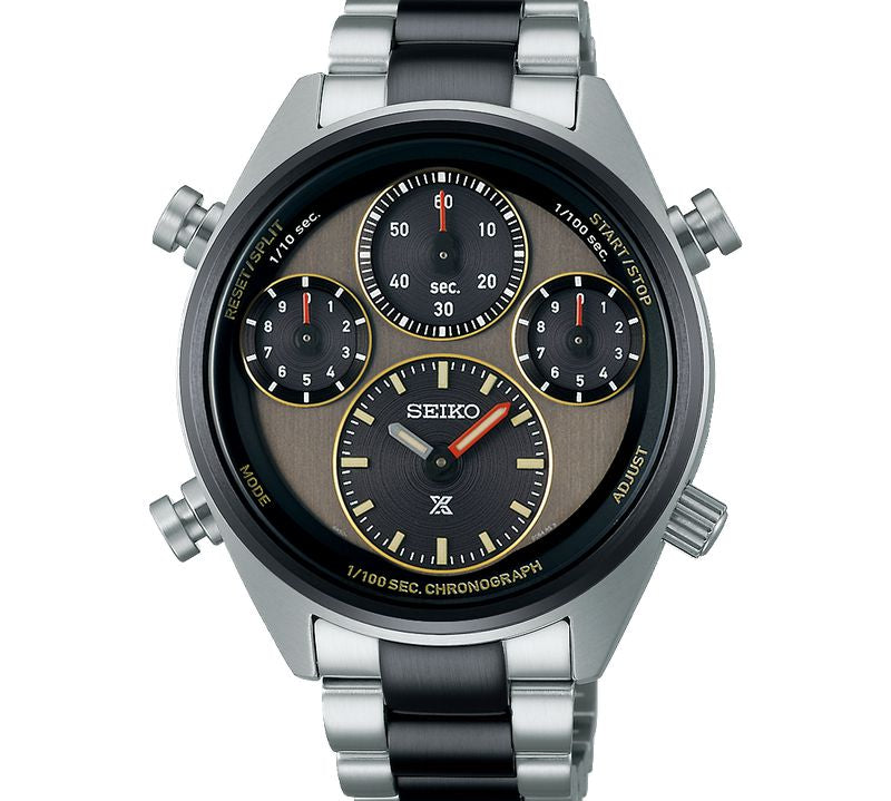 Prospex Khaki Stripe One Hundredth of a Second Speed timer Solar Chronograph
