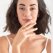 Ania Haie Adjustable Yellow Gold Ring Adjustable Size 5.5-8.5