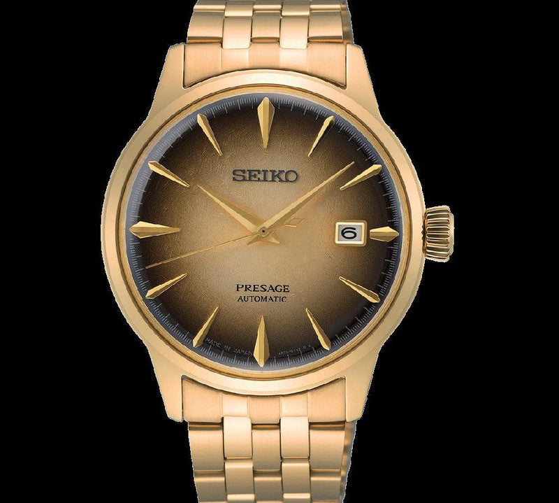 Seiko Gold Presage Automatic Watch - SRPK48J1