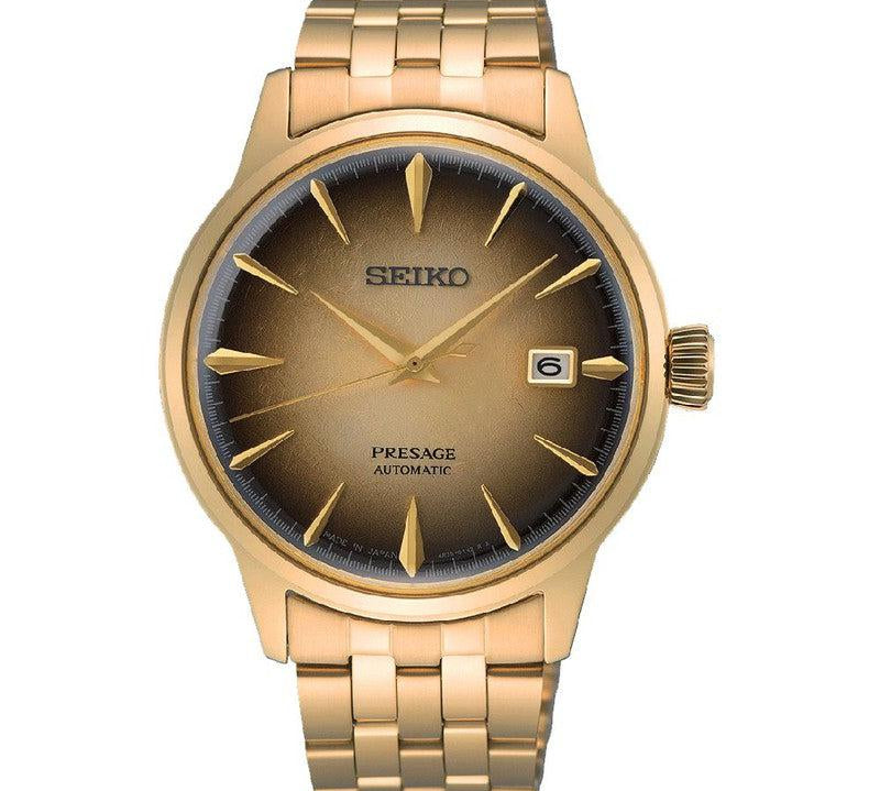 Seiko Gold Presage Automatic Watch - SRPK48J1