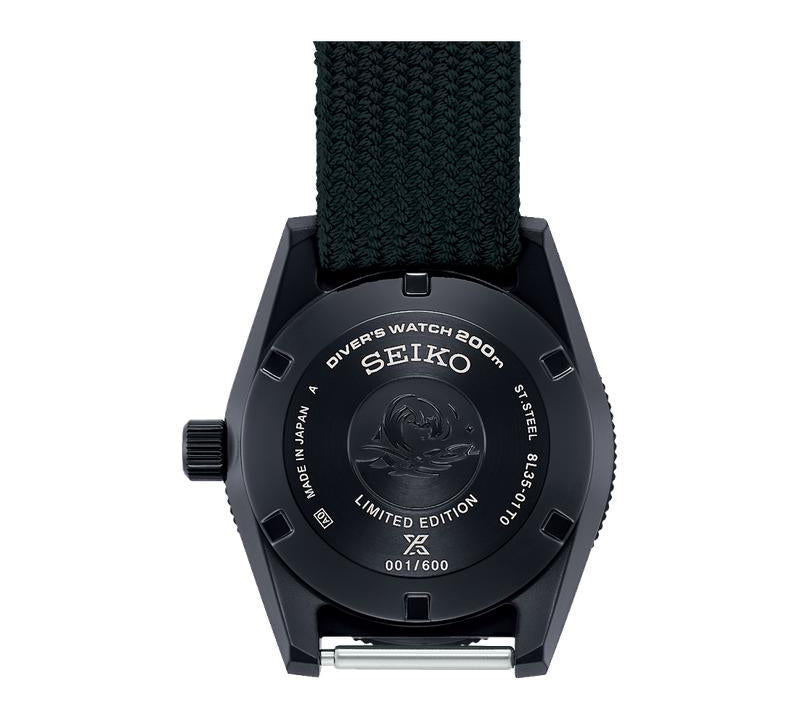 Seiko Prospex `The Black Series` Limited Edition 1965 Divers Modern Re-Interpretation Watch - SLA067J1