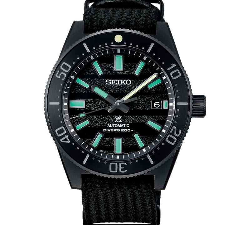 Seiko Prospex `The Black Series` Limited Edition 1965 Divers Modern Re-Interpretation Watch - SLA067J1