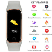 Series 08 Reflex Active Grey & Gold Smart Watch