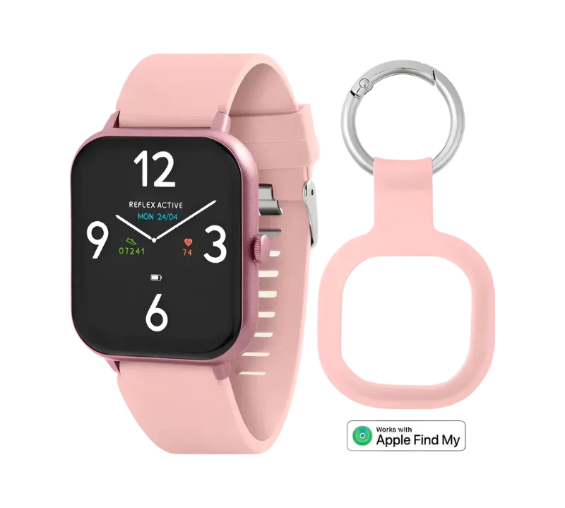 Series 17 Reflex Active Pink Smart Watch & Active Tag Gift Set