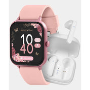 Series 17 Reflex Active Pink Smart Watch & True Wireless Sound Earbud Set