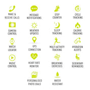 Series 17 Reflex Active Pink Smart Watch & True Wireless Sound Earbud Set