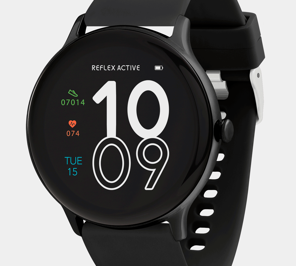 Series 22 Reflex Active Black Smart Calling Watch