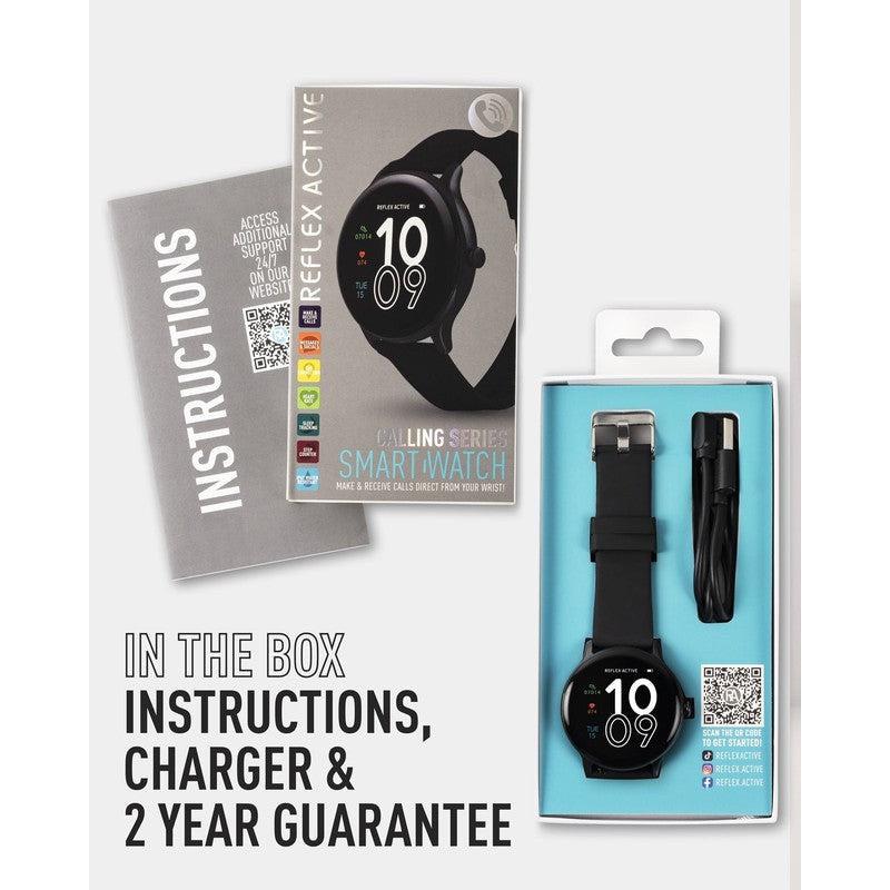 Series 22 Reflex Active Black Smart Calling Watch