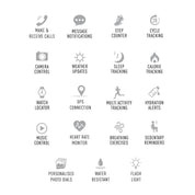 Series 23 Reflex Active Black Smart Watch & True Wireless Sound Earbud Set