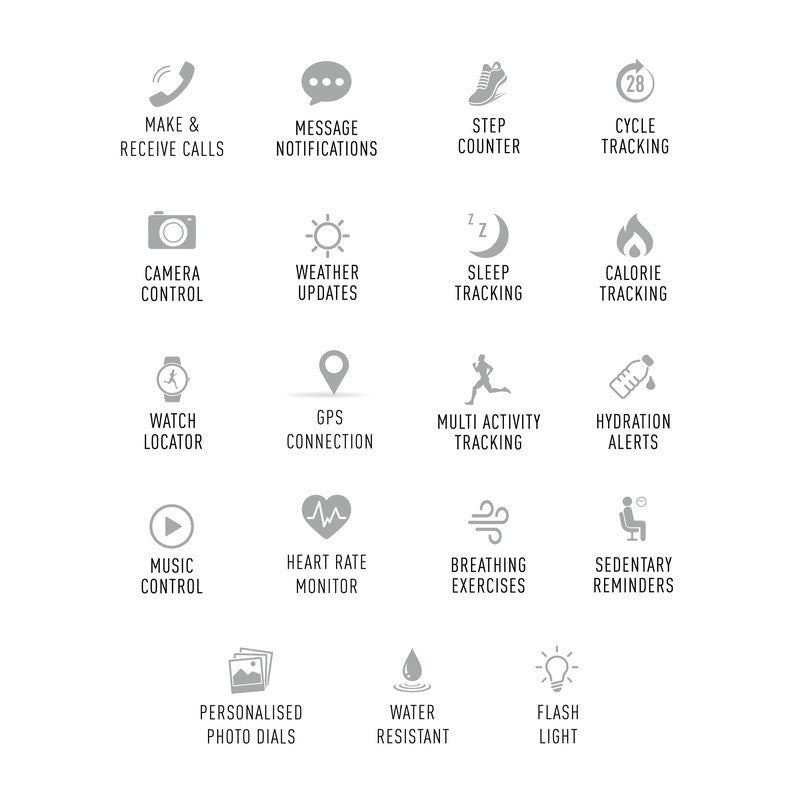 Series 23 Reflex Active Pink Smart Watch & True Wireless Sound Earbud Set