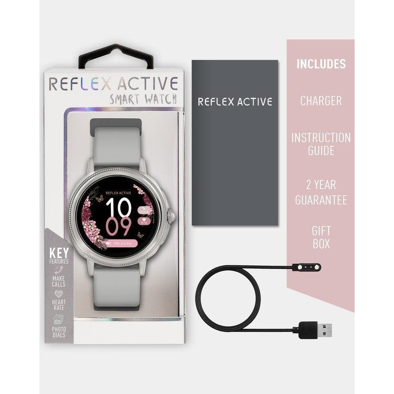 Series 25 Reflex Active Silver Grey Calling Smart Watch