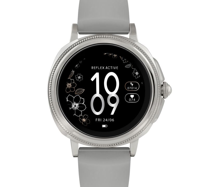 Series 25 Reflex Active Silver Grey Calling Smart Watch