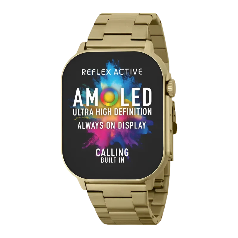Series 29 Reflex Active Amoled Pale Gold Bracelet Smart Calling Watch