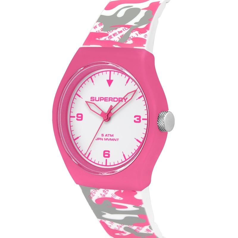 Superdry Urban Fluro Camo Silicone Strap