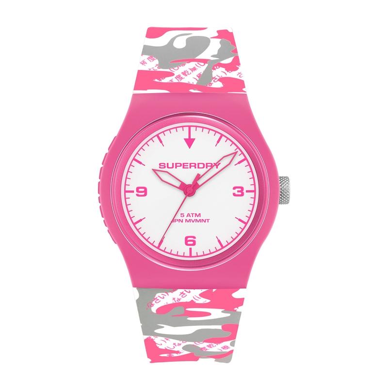 Superdry Urban Fluro Camo Silicone Strap