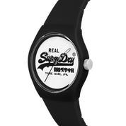 Superdry Urban Original Black Silicone Strap