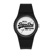 Superdry Urban Original Black Silicone Strap