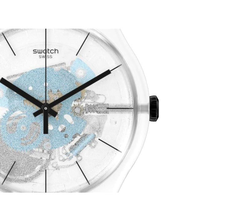 Swatch BLUE DAZE Watch SO29K105