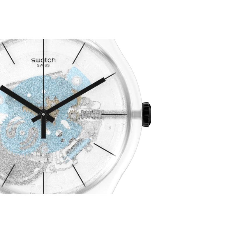 Swatch BLUE DAZE Watch SO29K105