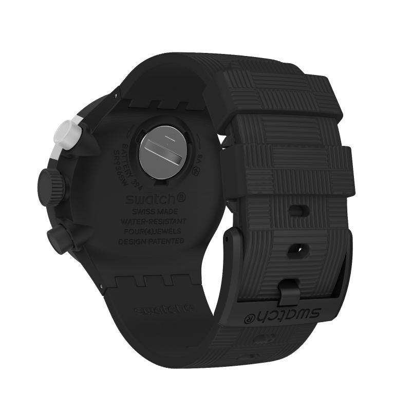 Swatch CHEQUERED SILVER Watch SB02B404