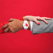 Swatch HALF <3 RED Watch SO29Z113