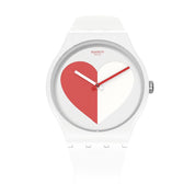 Swatch HALF <3 RED Watch SO29Z113
