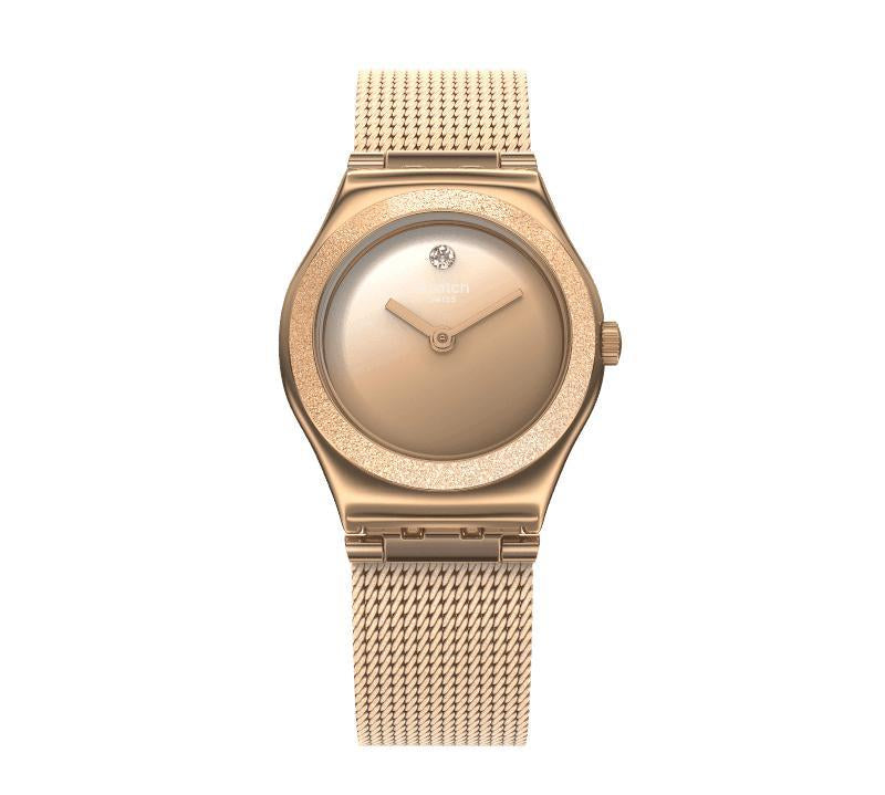 Swatch LUMINESCENT ROSE Watch YSG166M