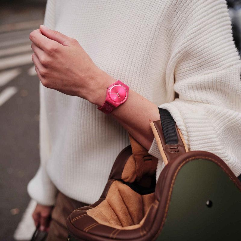 Swatch MAGI PINK Watch SO28P101