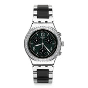 Swatch Made In Black Chronograph Watch