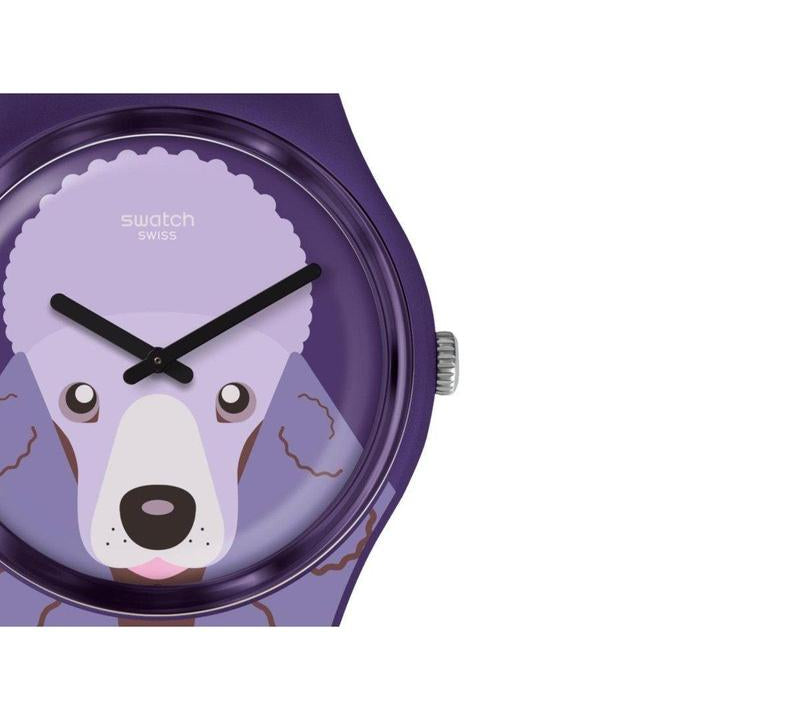 Swatch PURPLE POODLE Watch GV133