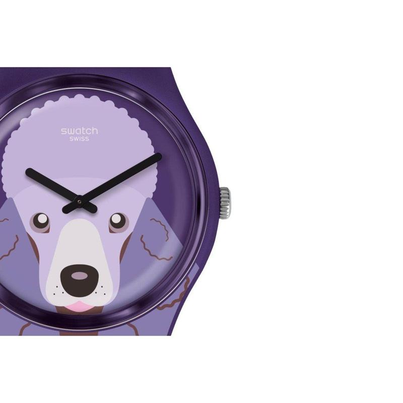 Swatch PURPLE POODLE Watch GV133