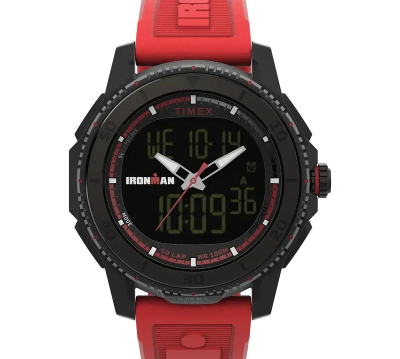 TIMEX IRONMAN Adrenaline Ana-digi 46mm PU Strap Watch