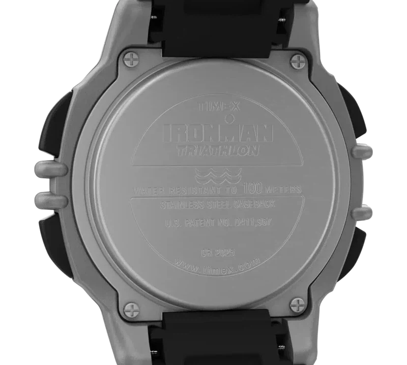 TIMEX IRONMAN Flix 100 Lap 42mm PU Strap Watch