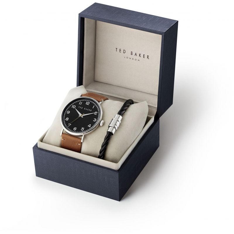 Ted Baker Phylipa Gents Brown Leather Strap